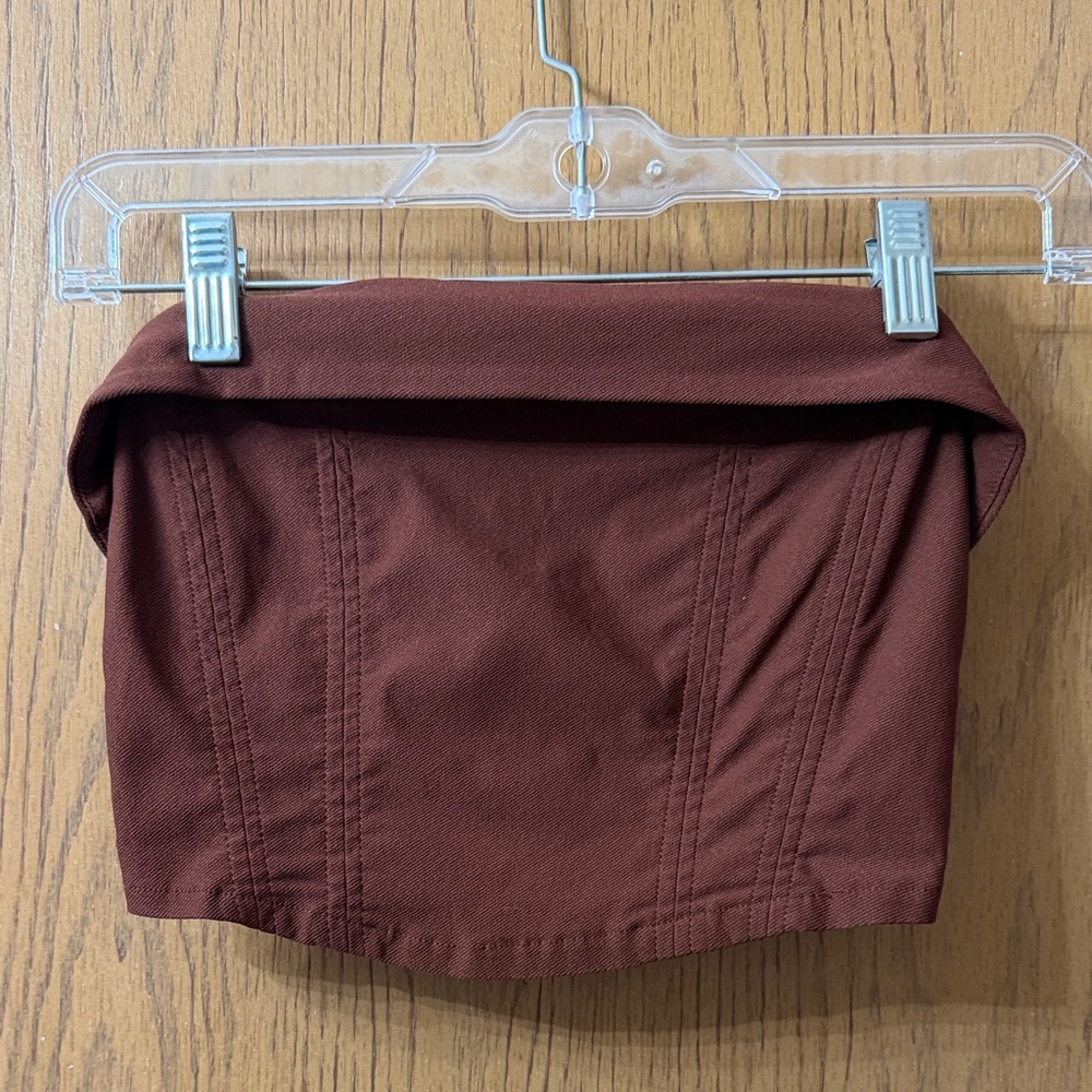 Wild Fable Brown Crop Top